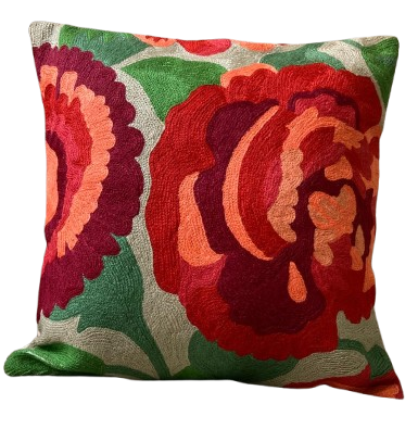 Crimson & Scarlet Cushion Cover