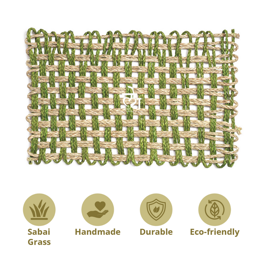 Handwoven Natural Grass Placemats
