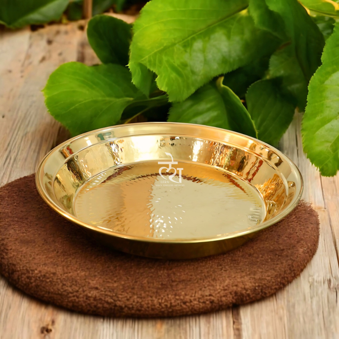 Brass Parat/ High-Hipped Platter