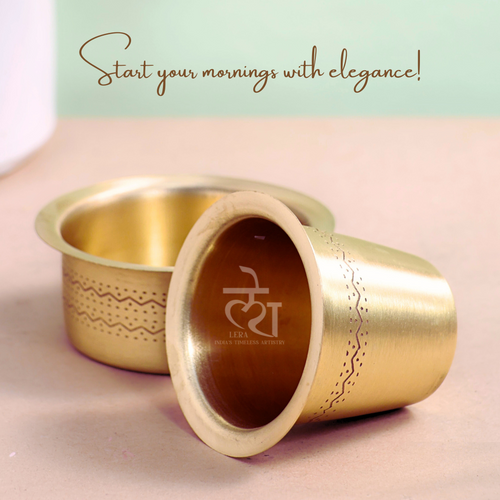 Brass Filter Coffe & Tea Cups