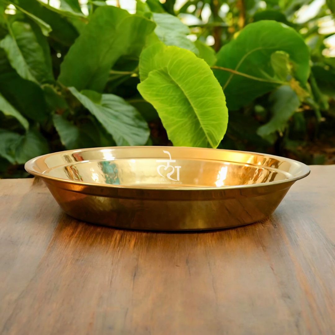 Brass Parat/ High-Hipped Platter