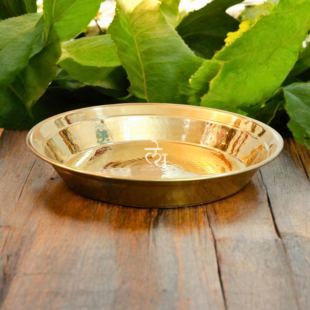 Brass Parat/ High-Hipped Platter