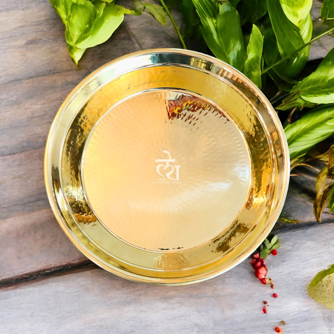 Brass Parat/ High-Hipped Platter