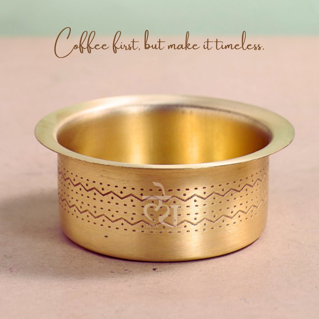 Brass Filter Coffe & Tea Cups