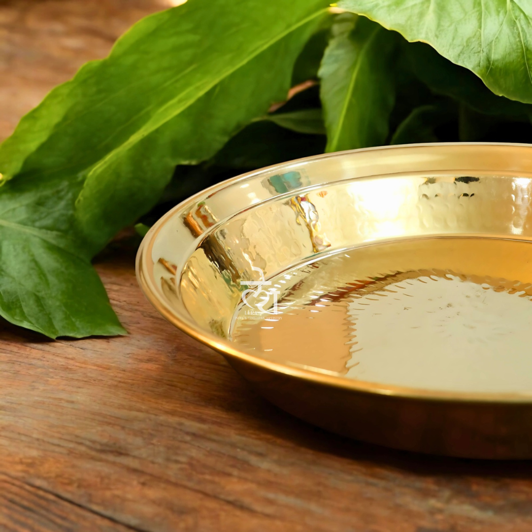 Brass Parat/ High-Hipped Platter