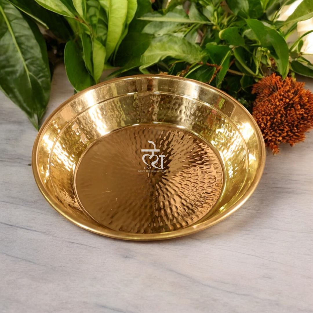 Brass Parat/ High-Hipped Platter