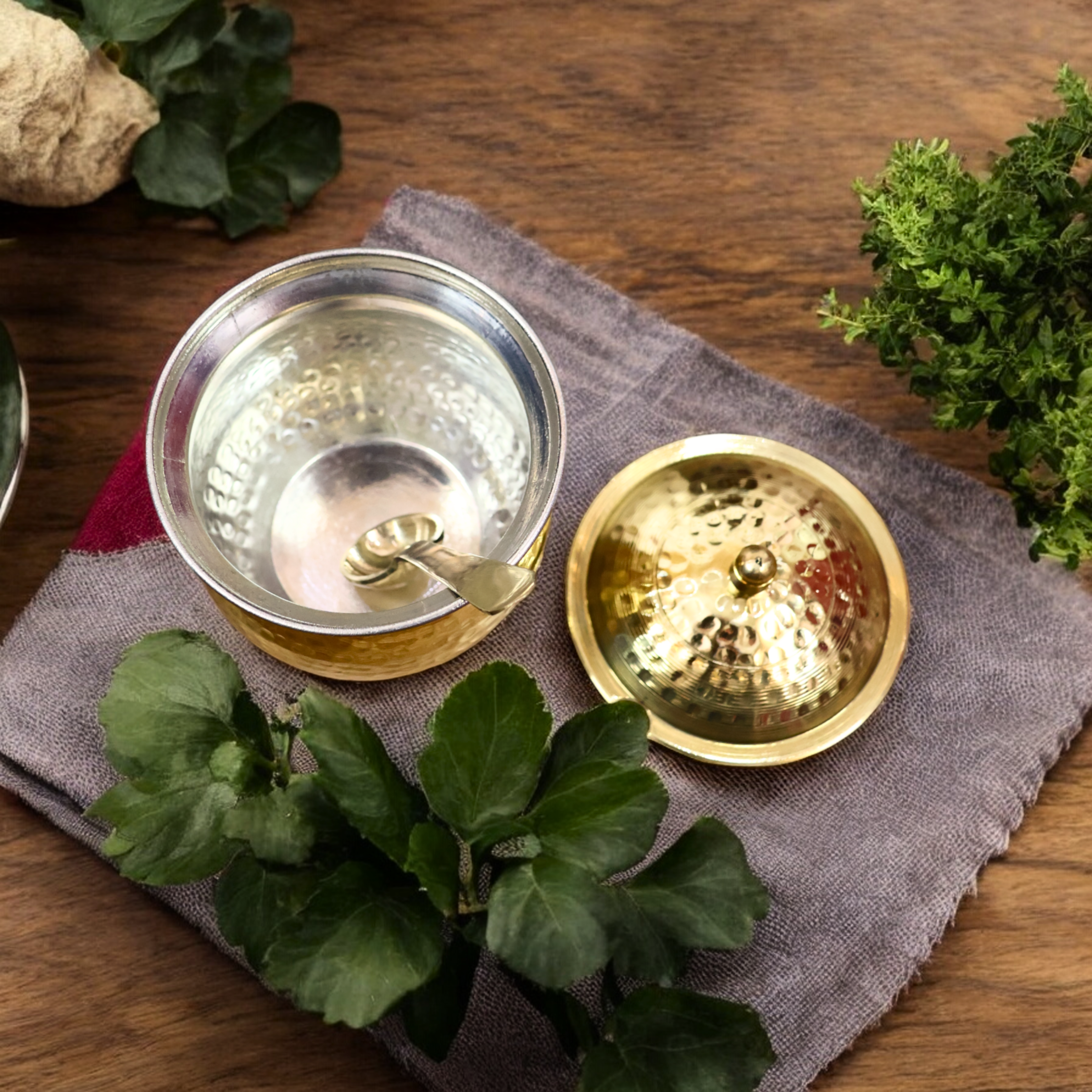 Brass Ghee Pot