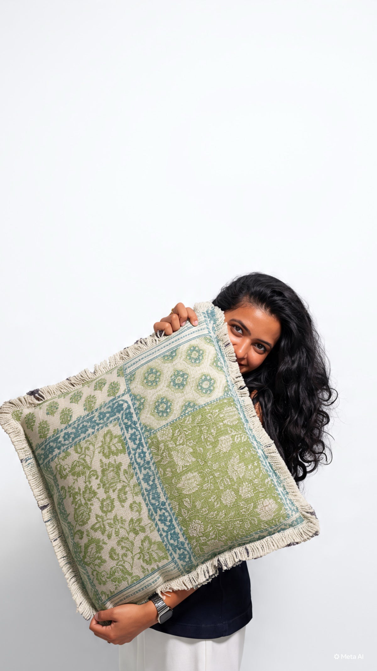 Cushion Cover- Gulnaar Sage Bloom | Lera