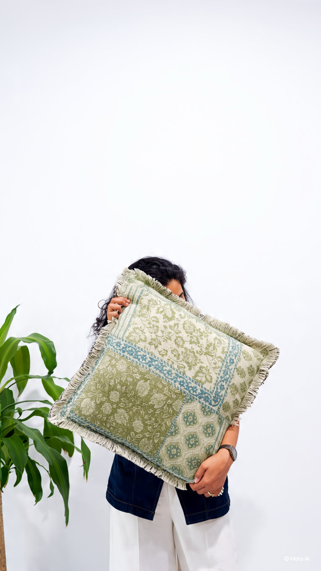 Cushion Cover- Gulnaar Sage Bloom | Lera