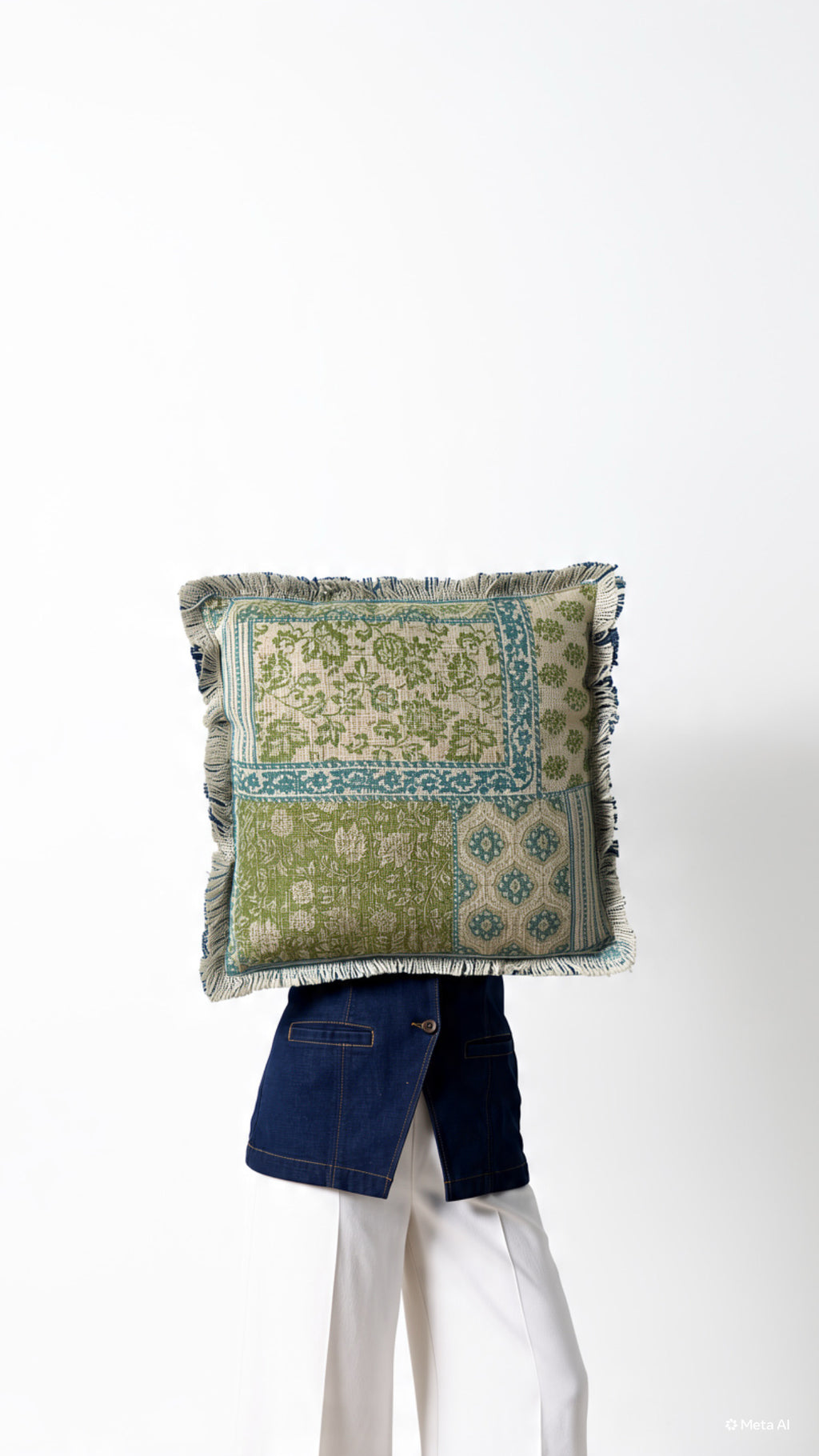 Cushion Cover- Gulnaar Sage Bloom | Lera