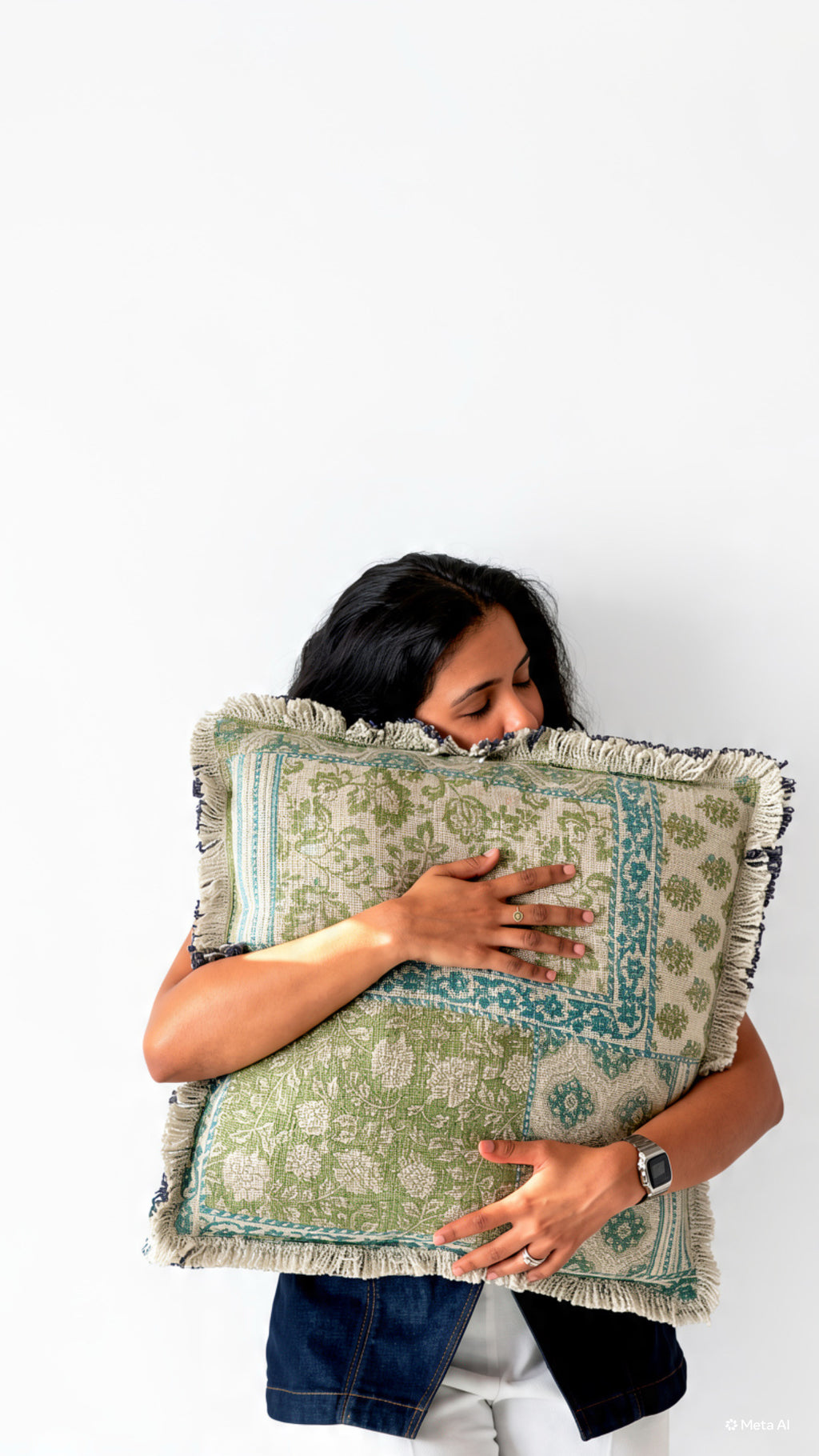 Cushion Cover- Gulnaar Sage Bloom | Lera