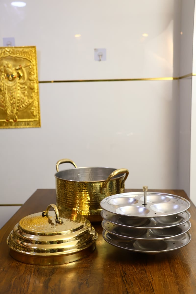 Brass Idli Pot/ Steamer