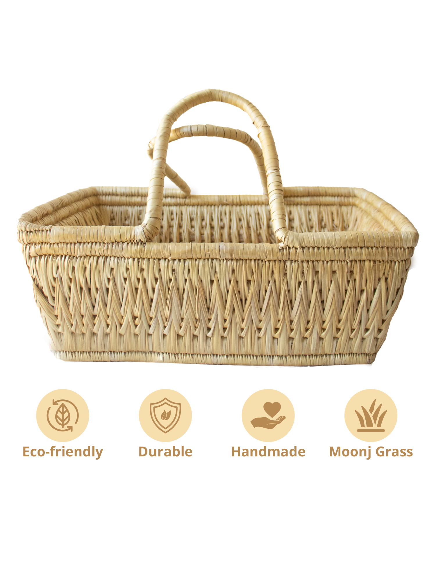 Rustic Charm – Moonj Grass Organizer