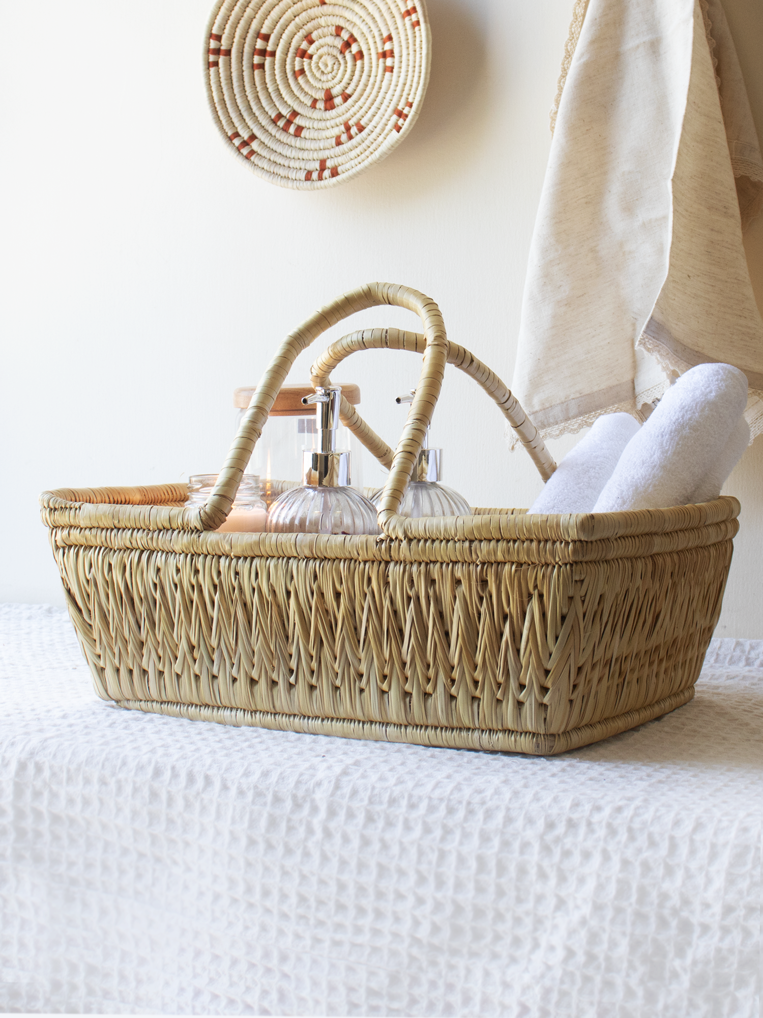 Rustic Charm – Moonj Grass Organizer