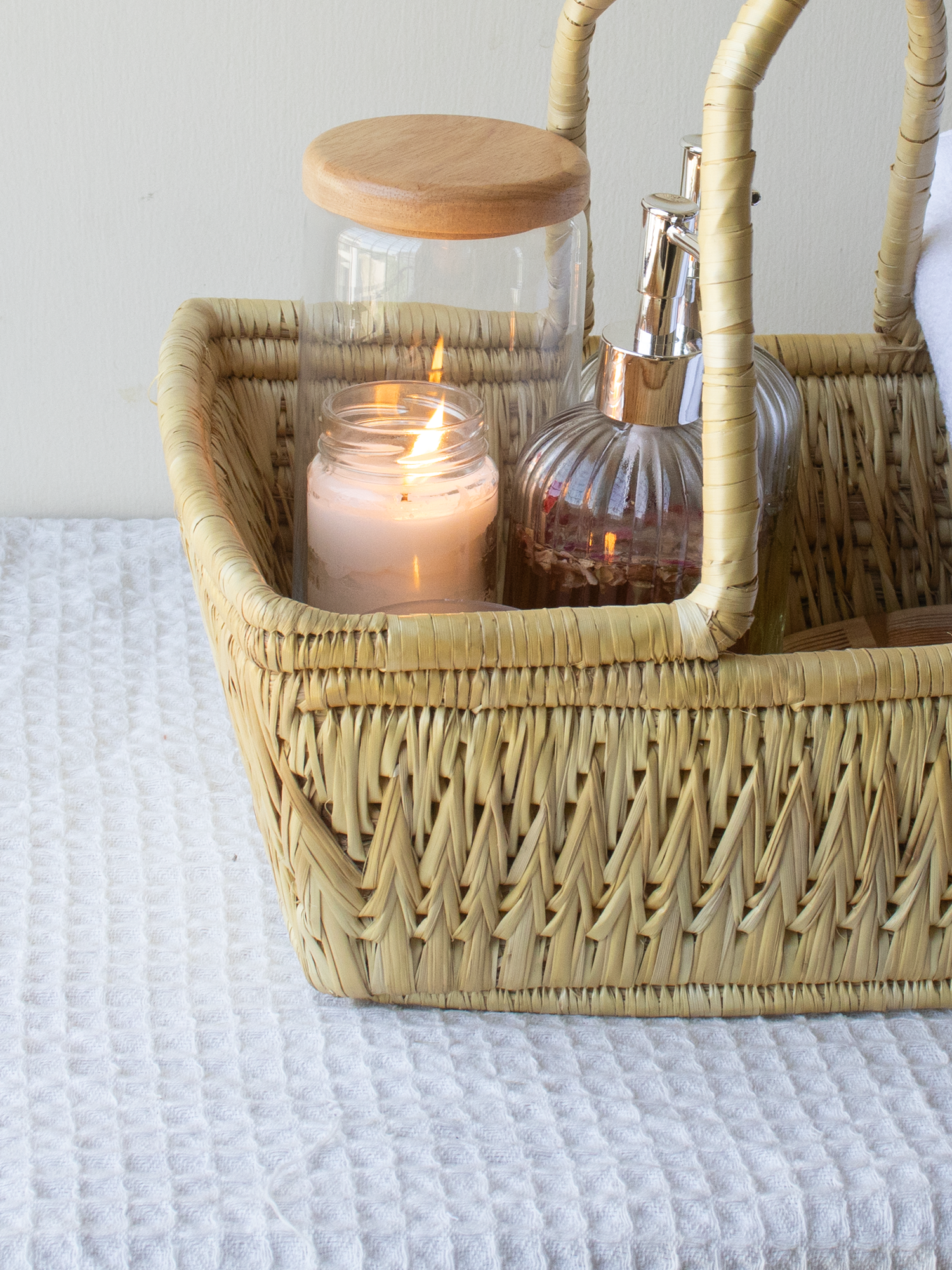 Rustic Charm – Moonj Grass Organizer