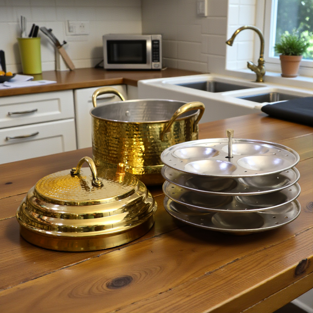 Brass Idli Pot/ Steamer