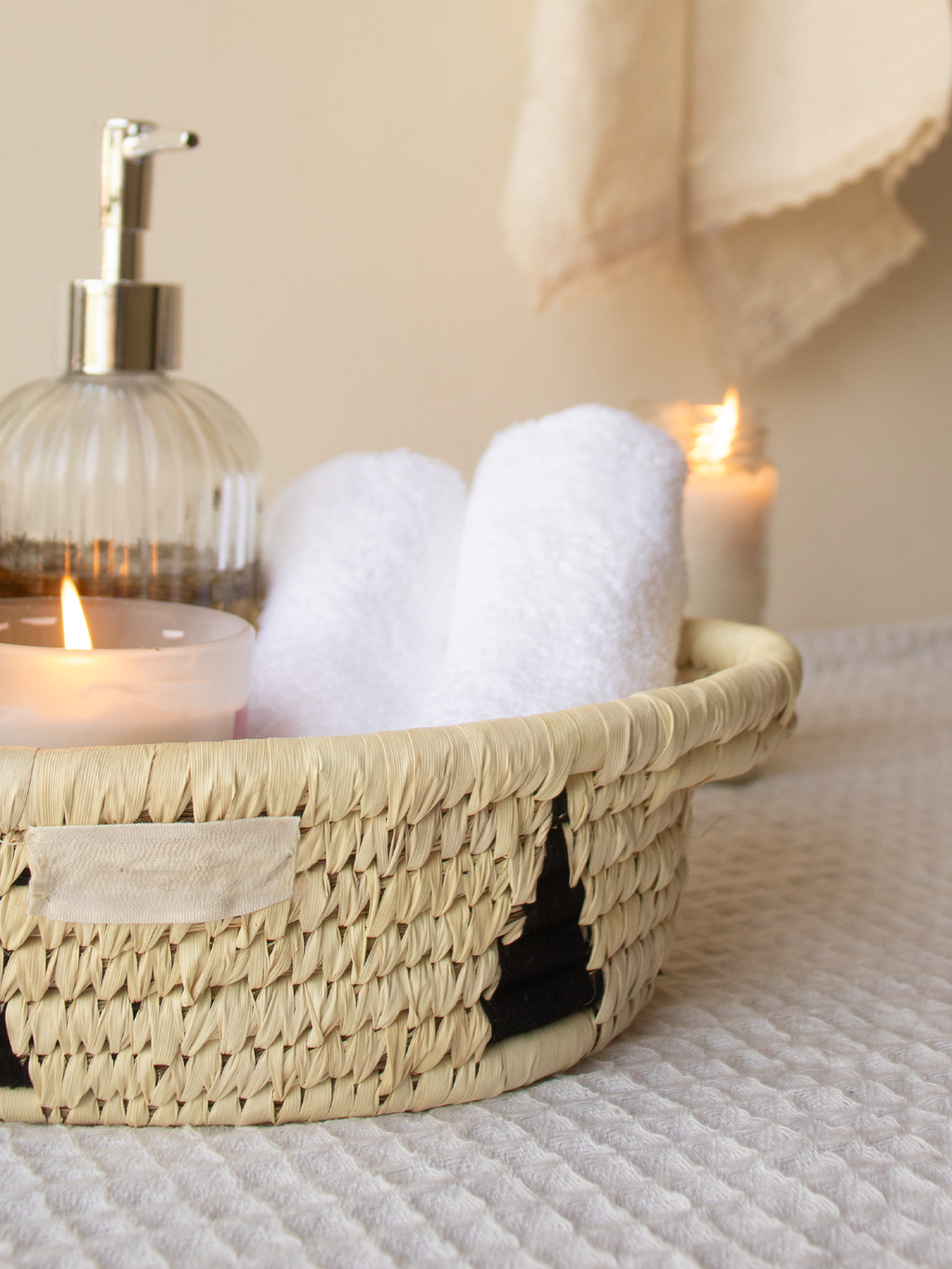 Date Palm Basket – Handwoven Natural Storage Tray