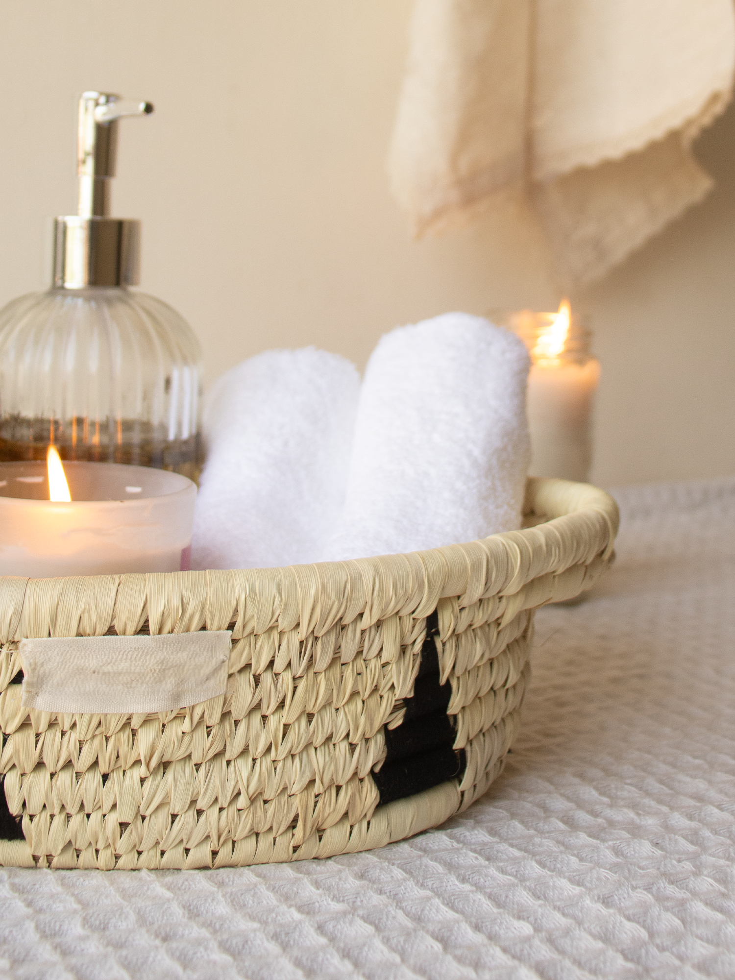 Date Palm Basket – Handwoven Natural Storage Tray